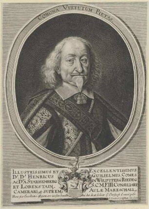 Bildnis des Henricus Guilielmus â Starhemberg