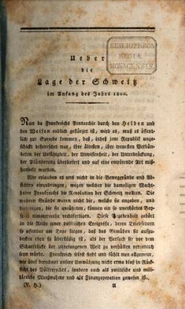 Helvetische Monathschrift. 2, 2. 1800/02
