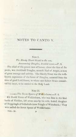 Notes to Canto V