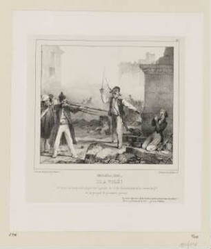 Marquis und Blagueras, Blatt 23 der Folge "Leben des Valentin"