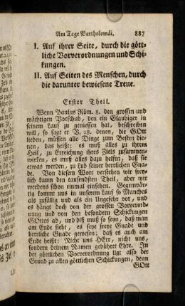 887-897, Erster Theil; Zweyter Theil