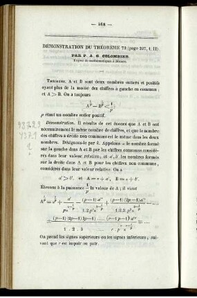 Démonstration du théorème 72.