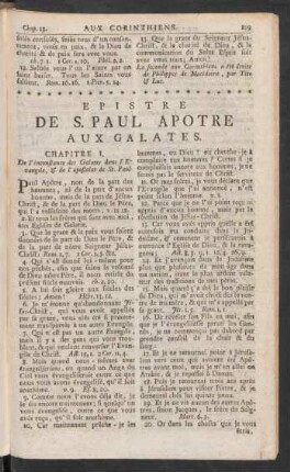 Epistre De S. Paul Apotre Aux Galates