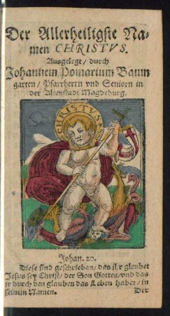 Der Allerheiligste Namen Christus.