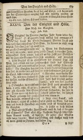 XXXVI. Von der Ewigkeit und Hölle.