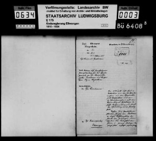 Schneiderinnung für den Oberamtsbezirk Mergentheim