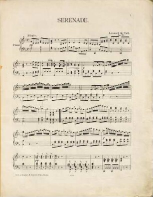 Serenade op. 76 : Leonard de Call