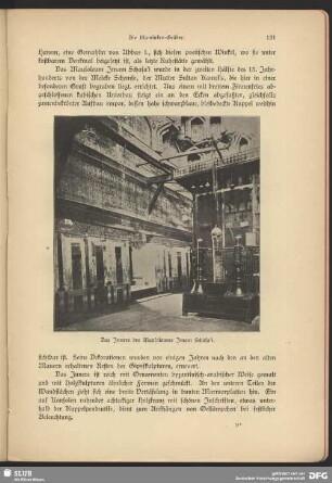 Das Innere des Mausoleums Imam Schafa'i