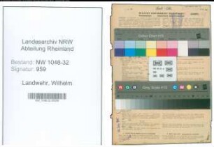Entnazifizierung Wilhelm Landwehr , geb. 21.04.1883 (Stadtbeamter)