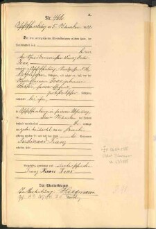 Standesamtsbuch der Stadt Aschaffenburg: Geburten 365/1900 - 184/1901