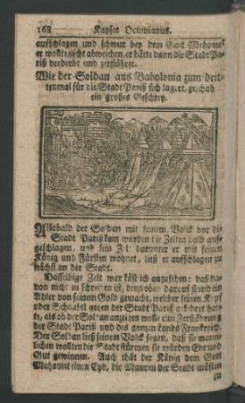 Wie der Soldan aus Babylonia zum drittenmal für die Stadt ...