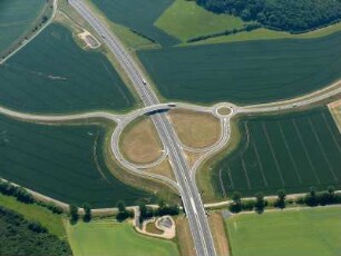 BAB A 38, Abzweig Friedland