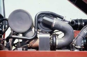 Fotografie: Dieselmotor, Abgasturbolader, Maschinenelement