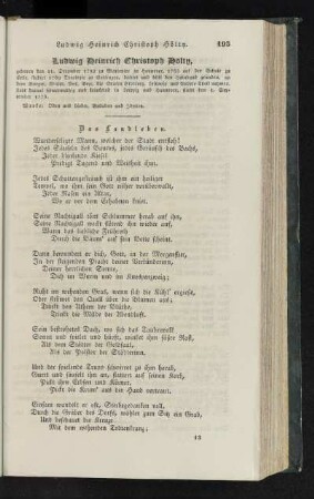 Ludwig Heinrich Christoph Hölty