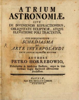 Atrium astronomiae