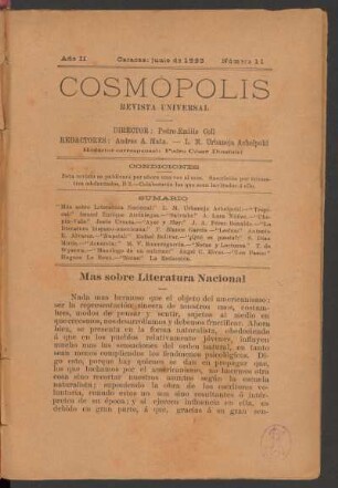 Más sobre Literatura Nacional