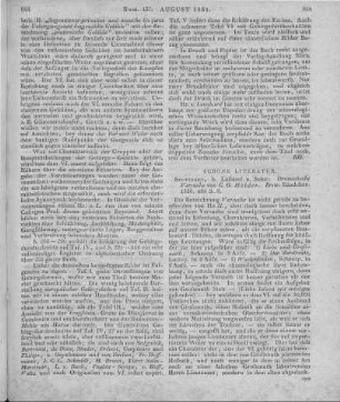 Hölder, C. G.: Dramatische Versuche. Bd. 1. Stuttgart: Löflund 1830