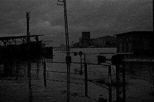 Rheinhochwasser mit einem Höchststand von 8,32 Meter