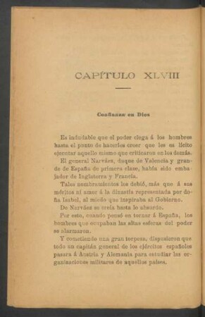Capítulo XLVIII - Confianza en Dios.