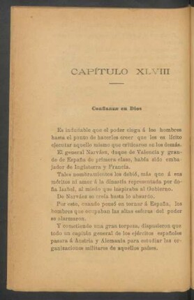 Capítulo XLVIII - Confianza en Dios.