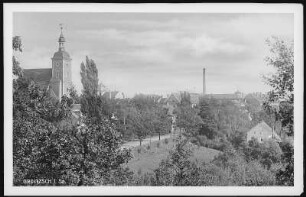 Groitzsch. Blick auf Groitzsch