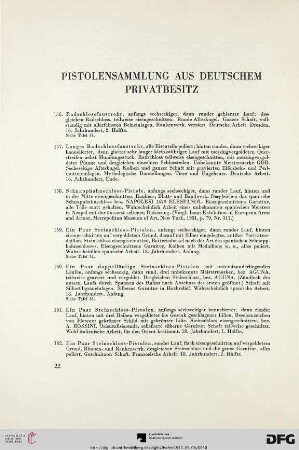 Pistolensammlung aus Deutschem Privatbesitz (Nr. 156-182)
