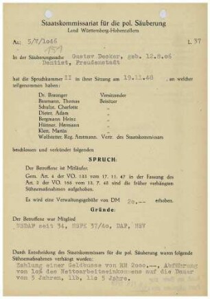 Decker, Gustav