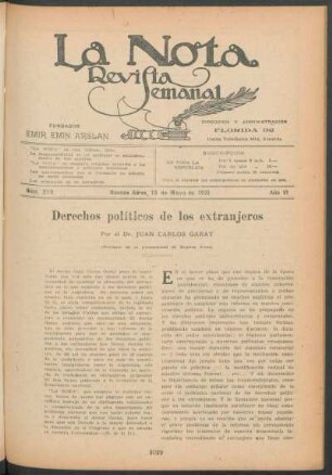 Derechos políticos de los extranjeros
