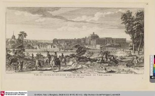 Vue du Chateau et d'une partie de la ville de Versailles