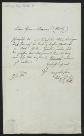 Brief an Moritz Bermann : 19.11.1844