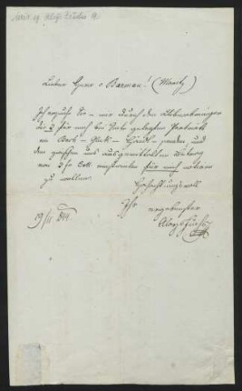 Brief an Moritz Bermann : 19.11.1844