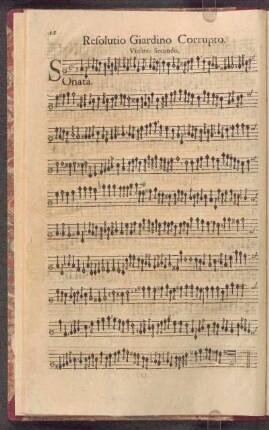 Ciardino corrupto. Sonata.
