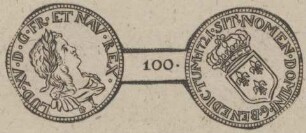 Bildnis von Ludovicus XV., König von Frankreich
