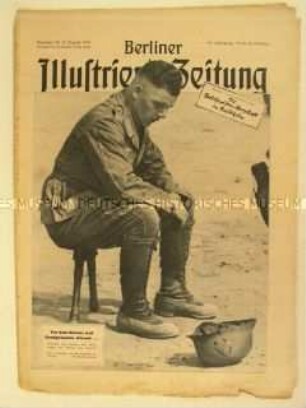 Wochenzeitschrift "Berliner Illustrierte Zeitung" u.a. mit einem Bericht von der Schlacht bei Smolensk