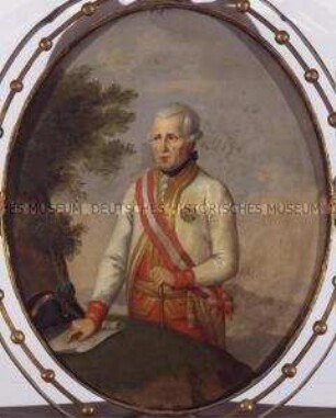 Ernst Gideon Freiherr von Laudon (1717-1790), österreichischer Feldmarschall mit dem Bruststern und der Schärpe des Militärischen-Maria-Theresia-Ordens