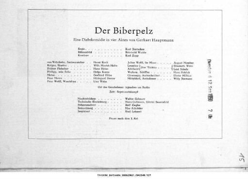 Der Biberpelz