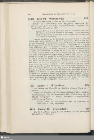 624. [1624, Juni 24. Wittenberg]