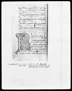 Graduale und Sequentiar — Initiale R(esurrexi), Folio 60verso