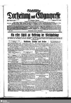 Sächsische Dorfzeitung und Elbgaupresse : mit Loschwitzer Anzeiger ; Tageszeitung für das östliche Dresden u. seine Vororte