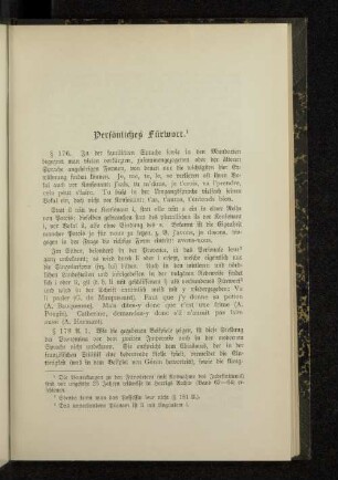 Persönliches Fürwort.