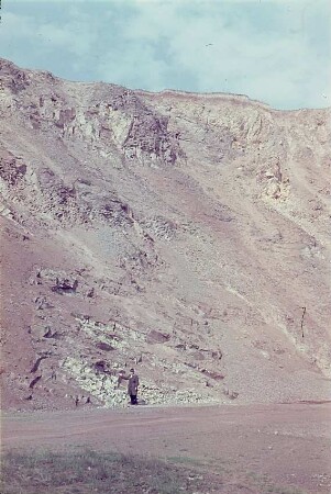 Sachsen, östlich von Kesselsdorf. Weinberg-Steinbruch. Unkersdorf-Potschappel-Formation