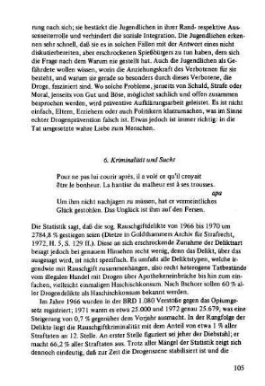 6. Kriminalität und Sucht