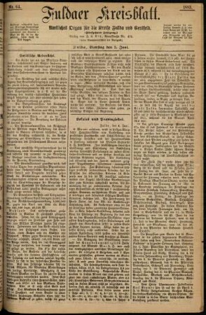 Ausgabe vom Dienstag, den 05. Juni 1883.