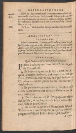 Analysis Cap. XVIII.