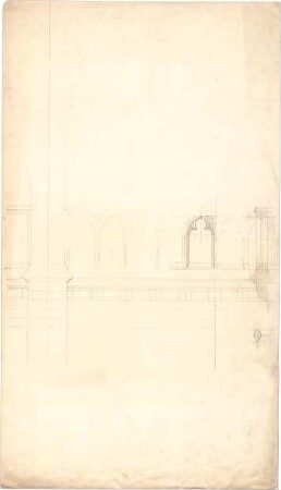Schmidt, Heinrich von; Köln; Herz-Jesu-Kirche - Detail, Schnitt