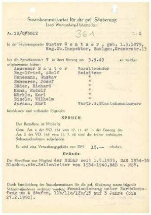 Gentner, Gustav