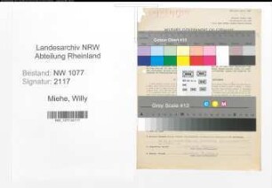Entnazifizierung Willy Miehe , geb. 07.05.1902 (Polizist)