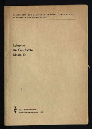 1973: Klasse 10