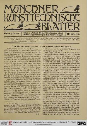 Nr. 2 (15. Okt. 1917)