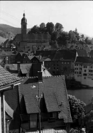 Laufenburg: Blick von oben auf die Stadtteile